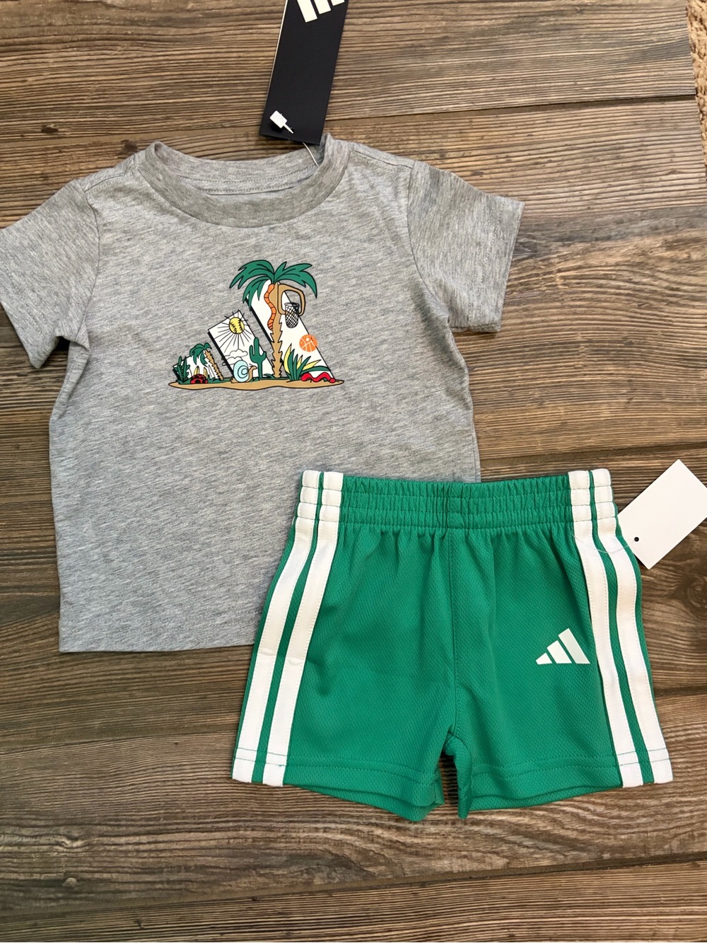 Adidas essentials 2-piece set size 6M - NWT